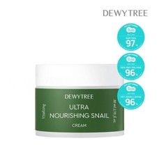 DEWYTREE Ultra Nourishing Snail Cream 80ml Moisturizing Cream Vitalizing Cream