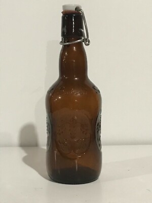 Vintage Empty Porcelain Cork Swing Top Grolsch Lager Beer Bottle