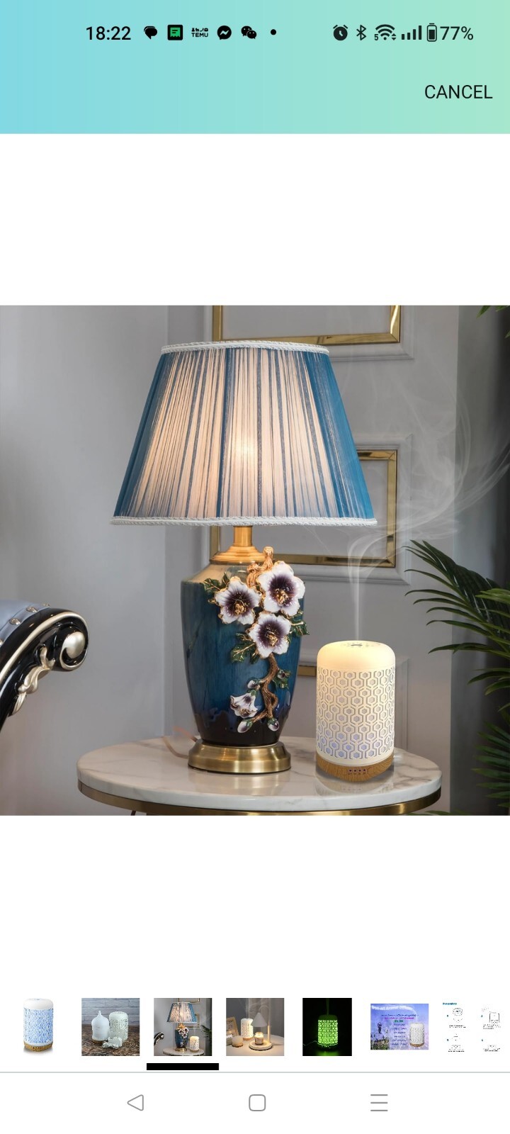 250ml Iron-Art Ultrasonic Essential Oil Diffuser & Aromatherapy Humidifier-image