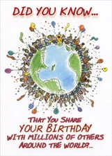 Share with Millions Funny Birthday Card - Greeting Card by Designer Greetings