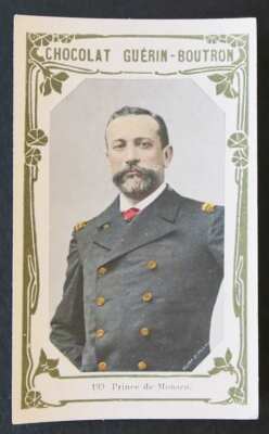 Chromo GUERIN BUTTON Celebrités #189 PRINCE DE MONACO