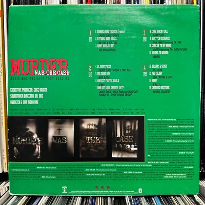 MURDER WAS THE CASE SOUNDTRACK (VINYL 2LP) 1994!! RARE!! SNOOP