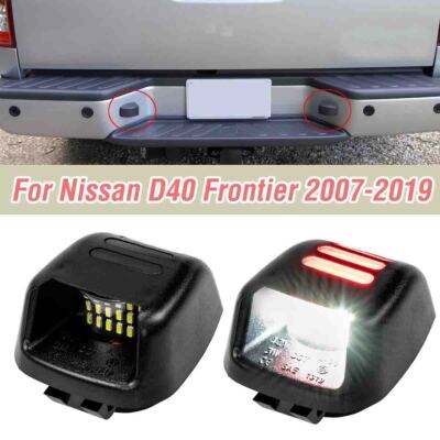 Car LED License Plate Lights Rear Taillight lamp for Navara D40 Frontier Armada