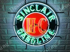 Sinclair Gasoline Neon Light Sign 24"x24" With HD Printing Wall Decor Artwork