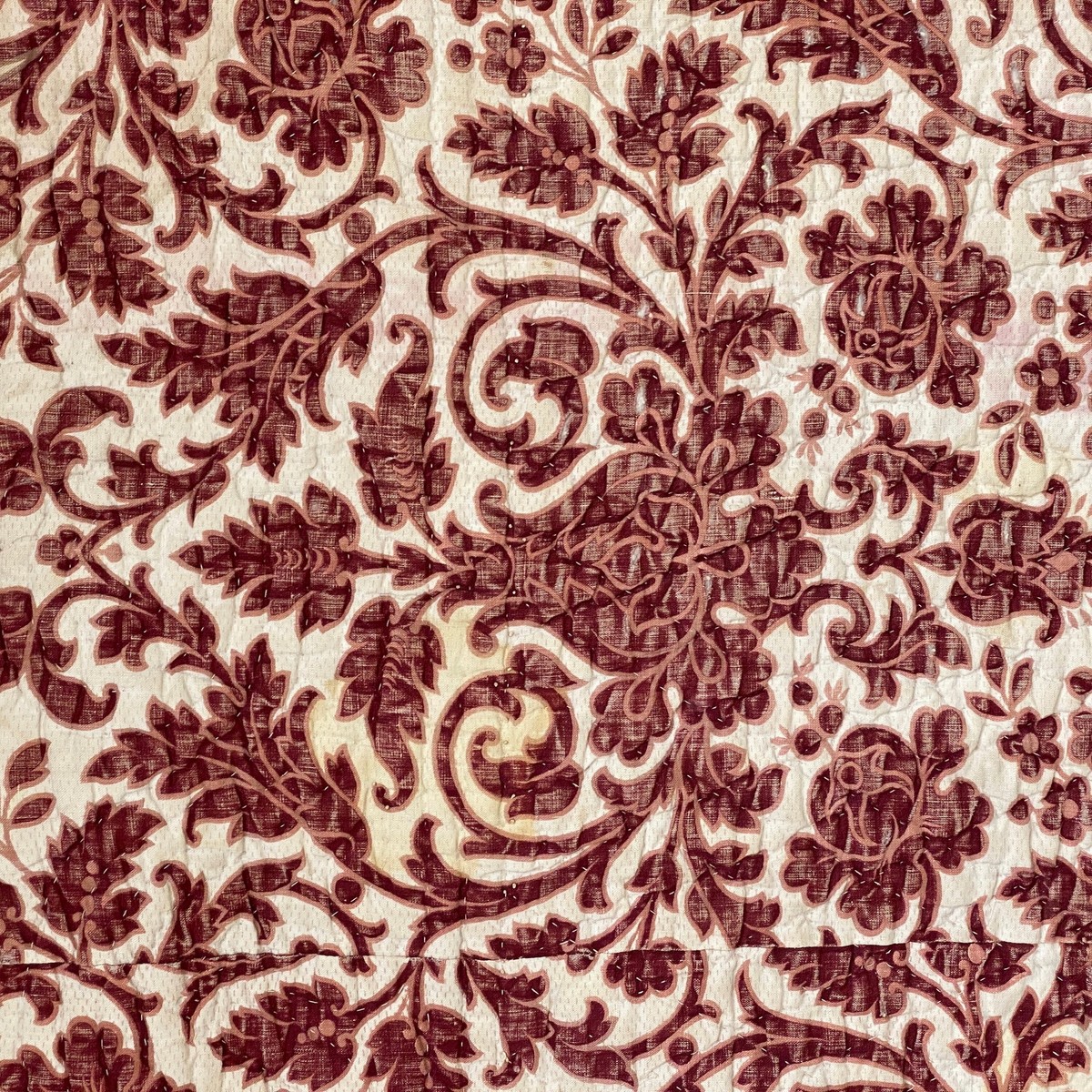 Provence Antique Quilt hand stitched boutis | eBay