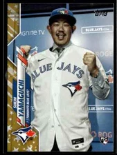 2020 Topps Gold Star Shun Yamaguchi Toronto Blue Jays #449