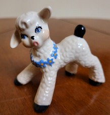 Vintage Ceramic Arts Studio Easter Lamb 3" Ceramic Sheep Figurine