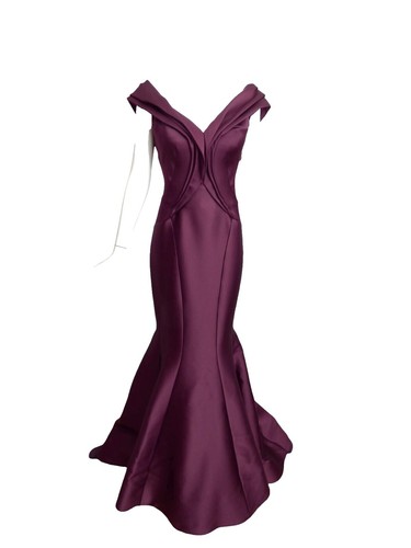 zac posen burgundy dress Frances 3 Dress main image 0