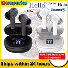Translator Earbuds Real Time Online OffLine 144 Languages Translation Earphones 
