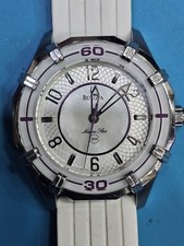 C8671566 BULOVA 96L144 MARINE STAR MOTHER OF PEARL DIAL WOMEN'S WATCH E-9