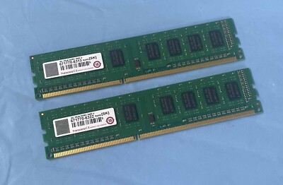 2 x 4GB (8GB Kit) Transcend 1Rx8 DDR3 1600 U PC3-12800U DDR3 Computer Speicher RAM