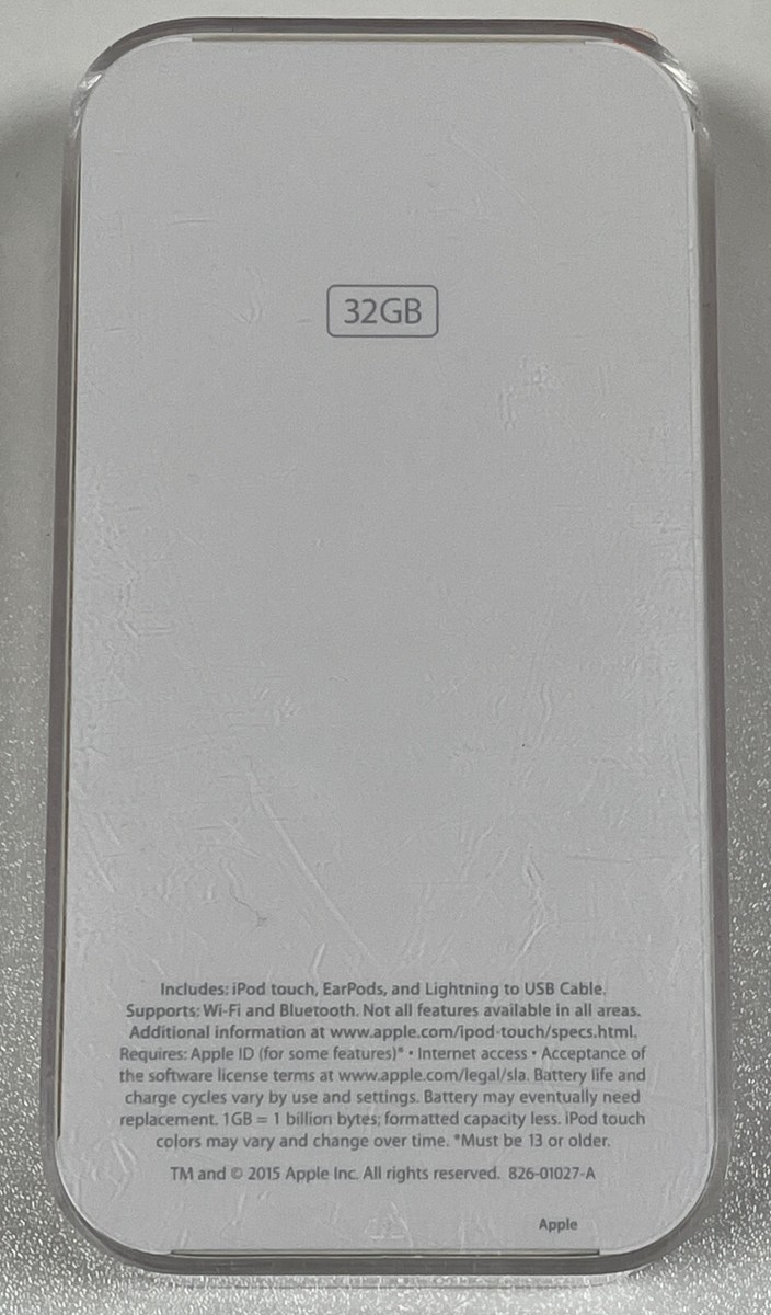 Apple iPod Touch 6th Generation 32GB Pink MKHQ2LL/A A1574 iOS 9