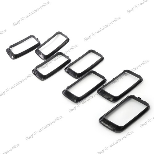 Grey Front Grille Rings Insert fit Jeep Grand Cherokee WK2 2014 2015 2016 - Picture 9 of 9