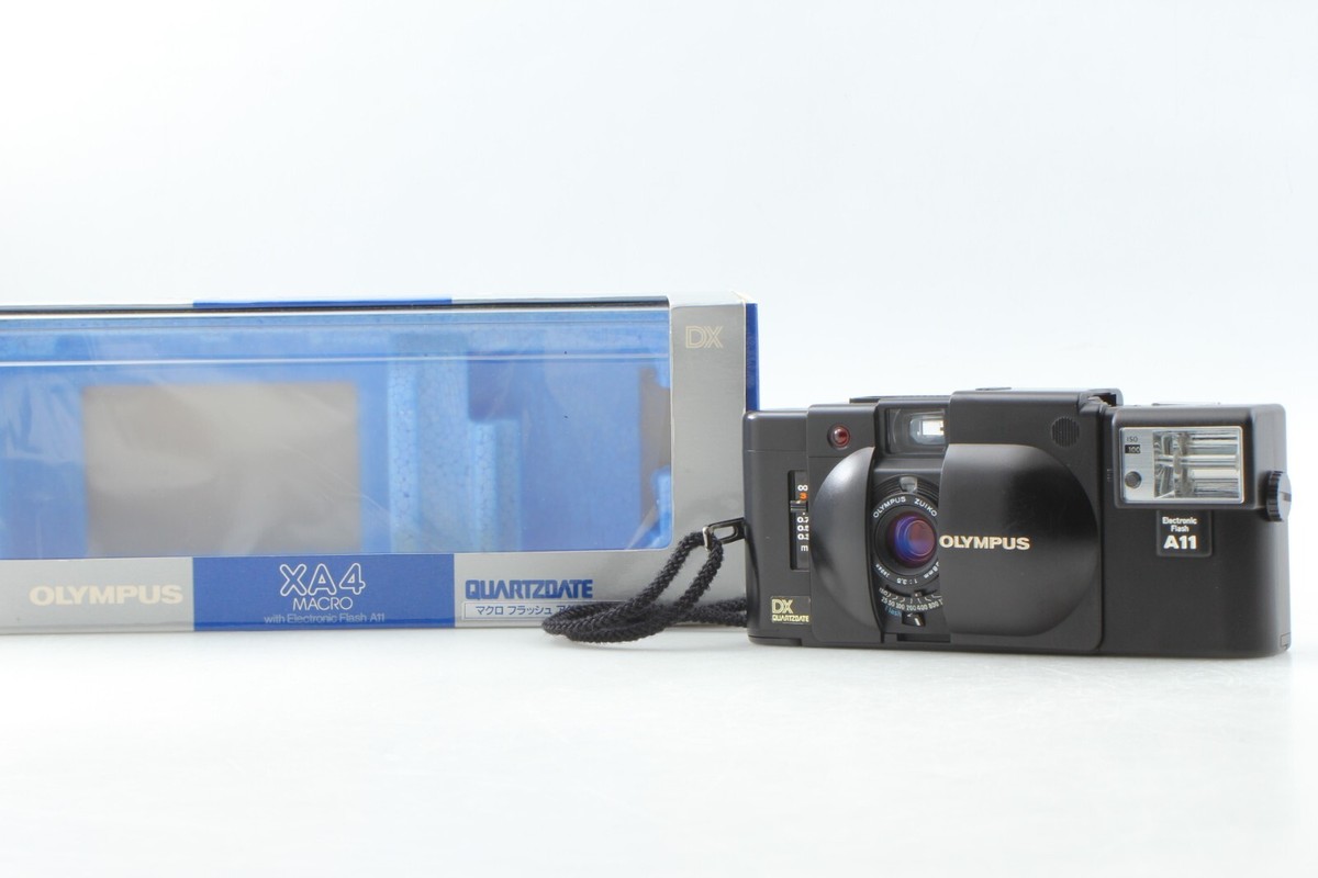 ⭐️美品⭐️オリンパスOlympus XA4 MACRO & A11 フィルムカメラ Near MINT+] Olympus XA4 Macro 35mm Point & Shoot Film Camera