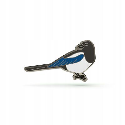 PINETS Pin Anstecknadel Elster-Vogel-Metallnadel