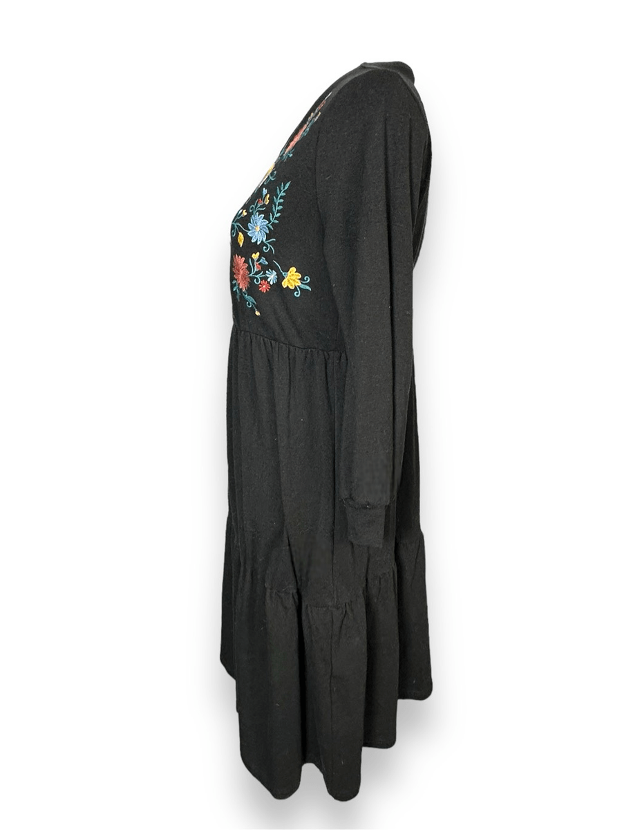 Polagram Embroidered Long Sleeve Boho Dress | eBay Polagram Embroidered Long Sleeve Boho Dress | eBay