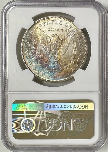 1878 S MORGAN SILVER DOLLAR NGC MS65