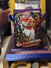 2025 Panini Prizm Football /75 Chris Jones Purple No Huddle Prizm #113 Chiefs