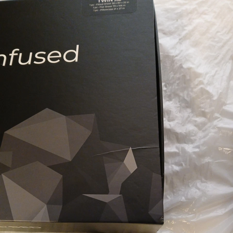 Juego de sábanas Protect-a-Bed Twin XL con infusión de carbón - Gris Foto 2 de 4