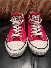 Converse Chuck Taylor Red All Star Unisex M9696 Red Shoes Sneakers Sz M 6 W 8
