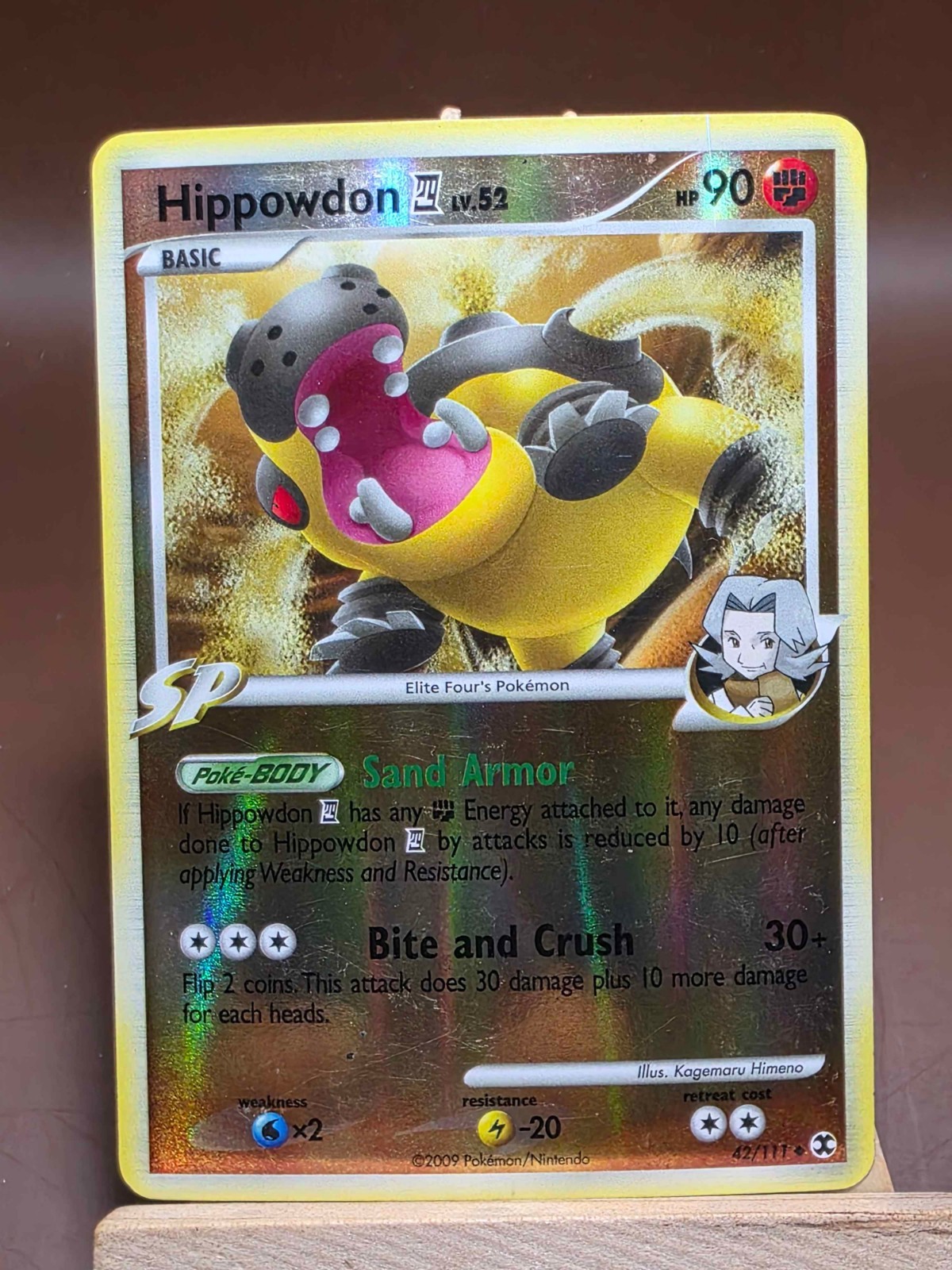 HP Hippowdon [42/111] {Rising Rivals} Reverse Holo Pokemon 2009