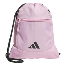 adidas Stadium Sackpack Drawstring Backpack for Sports, Small Gym Bag, 1
