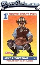 Mike Lieberthal 1991 Score #683 Rookie Philadelphia Phillies Card. rookie card picture