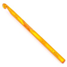 7mm Ergonomic Crochet Hook for Arthritic Hands Colorful Transparent Handle