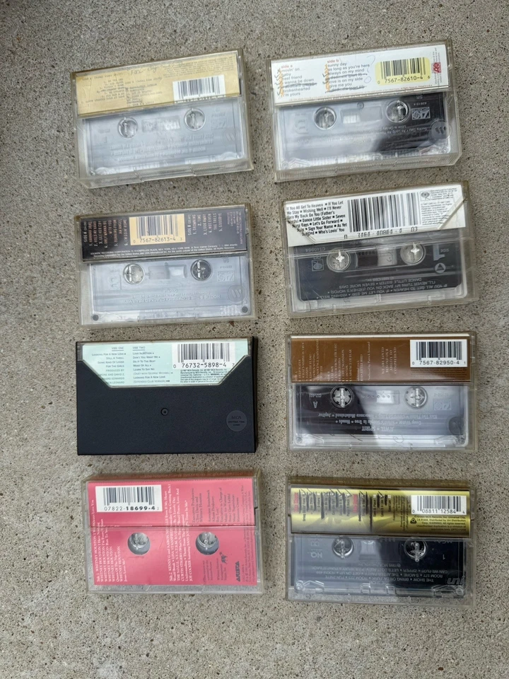 Vintage 80s 90s Cassette Lot (8) Brandy Jodeci Jewel Whitney Hootie R&B Pop Rock - Image 4 of 4