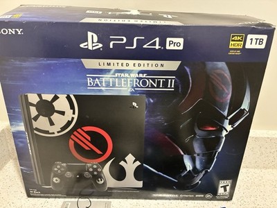 PlayStation 4 Pro STAR WARS Battlefront II Limited Edition Not Original Control 