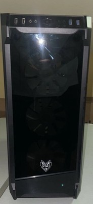 FSP E-ATX Mid Tower PC-Gaming-Gehäuse mit 2 gehärteten Glasscheiben CMT520 Plus