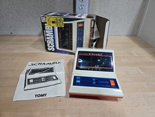 Vintage TOMY Tomytronic SCRAMBLE Tabletop Game Fully Tested Sounds Works Konami