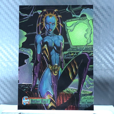 Mother May I 1995 Topps Cyber Force ALL-CHROMIUM VILLAINS #60