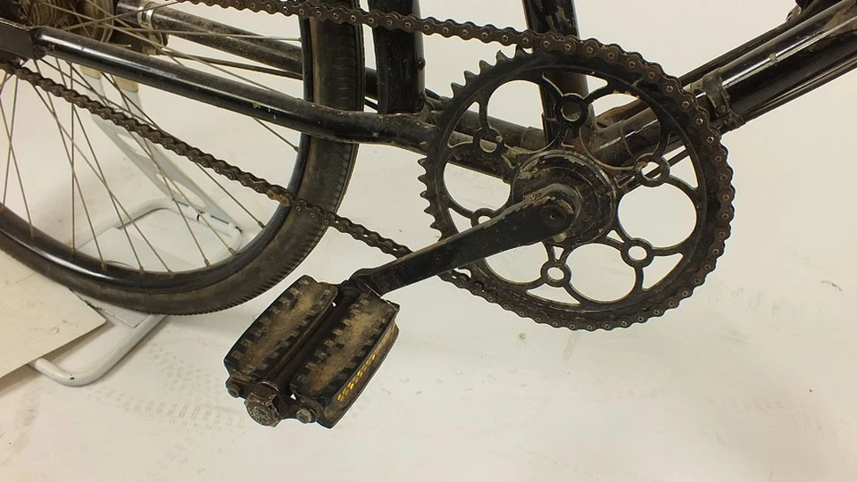 Vtg Swiss Army MO-05 Bike Leather Center Frame Pack Heavy Duty Bicycle 58cm - Image 2 of 4