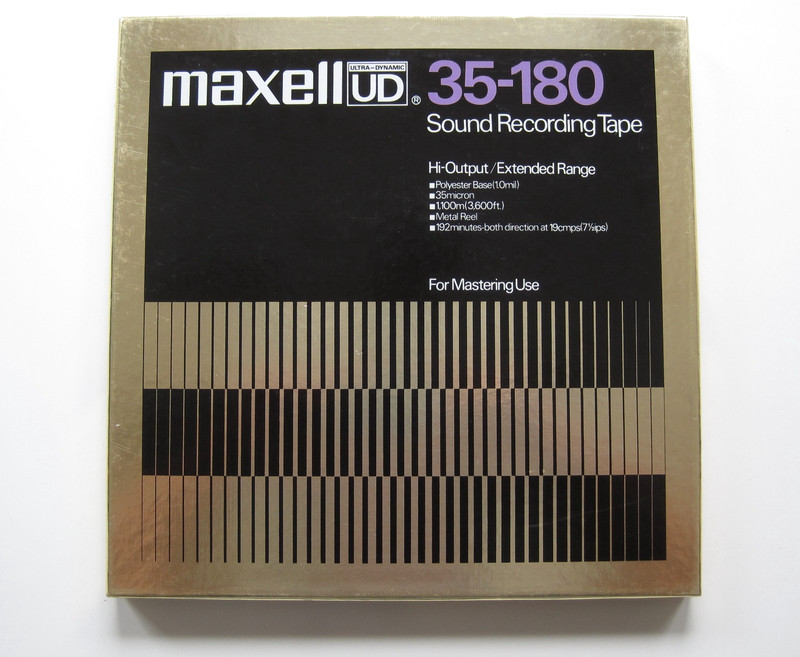 Maxell UD 35-180 10.5" Sound Recording Tape for Mastering Use - Metal Reel