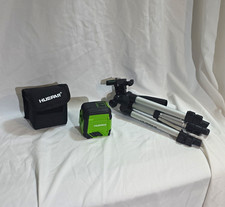 HUEPAR GK011DG Green Cross-Line Laser Level w/ Tripod Mount, Case & Tripod