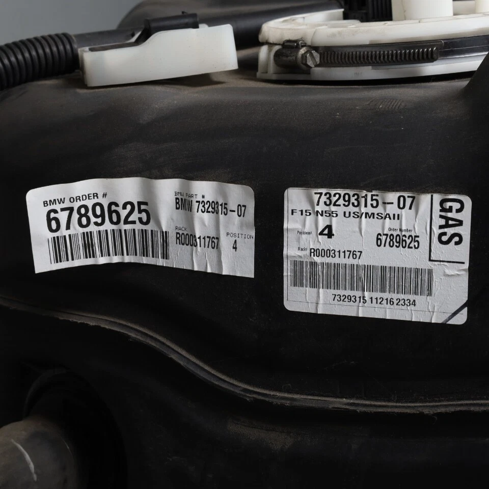 2014-2019 BMW X5 X6 2.0 / 3.0 /  4.4 Gas Fuel Tank 16117344554 OEM Used - Image 4 of 4