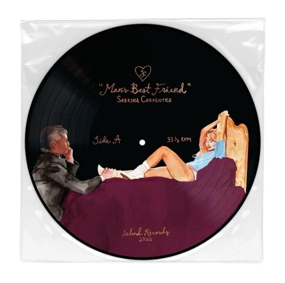 Espresso Man’s Best Friend Vinyl SABRINA CARPENTER Man's Best Friend LP Limited D2C Picture