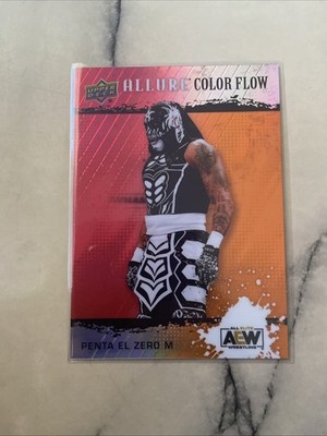 2022 Upper Deck Allure AEW - Color Flow Penta El Zero M #R-6 Red Orange