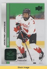 2023 Upper Deck Team Canada Juniors Women's WC Green Jocelyne Larocque READ f6d