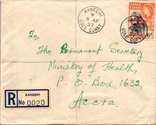 Gold Coast 1957 - Courrier enregistré - Kaneshi - J50287
