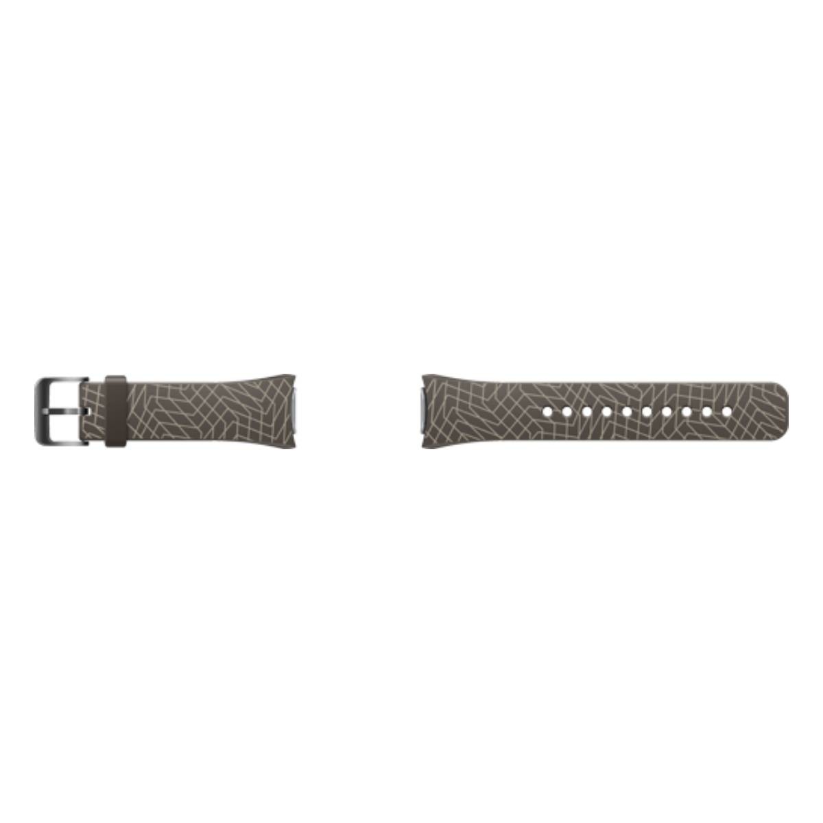 Bracelet Gear S2 Mendini taille M marron en élastomère durable