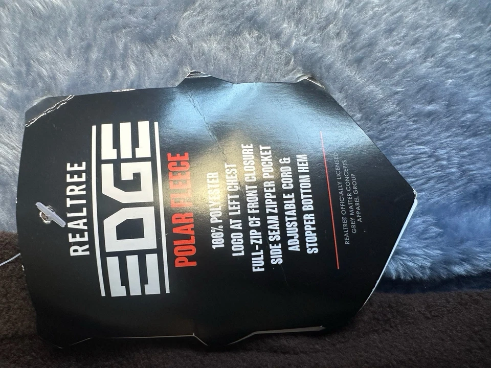 RealTree Edge Polar Fleece Men’s XXL Brown Camo Full Zip Jacket - Image 2 of 4