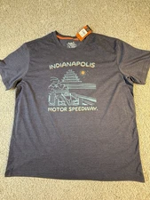 NWT Indianapolis Motor Speedway T-Shirt Size 2XL Gray Kastlfel Apparel
