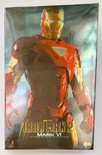 Marvel Iron Man 2  Mark VI Movie Masterpiece 1 6 Mark VI Action Figure Hot Toys