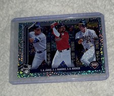 2025 Topps Confetti # 29 Judge - Ramirez - Rooker 2024 AL RBI Leaders