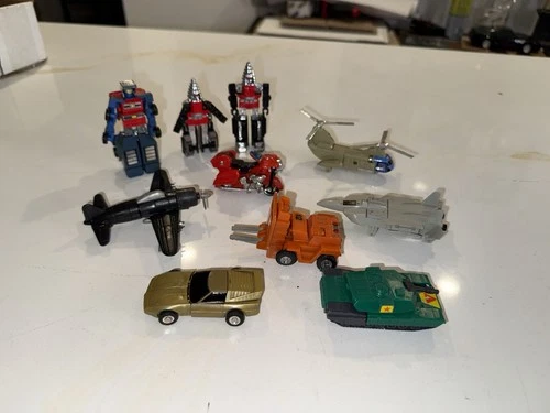 Vintage 1983-1986 TONKA GOBOT TRANSFORMER (10 Figure Lot)