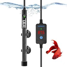 500w Submersible Aquarium Heater 90 Gal - Adjustable Temp - LED Control