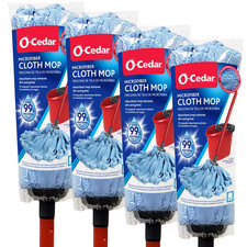 Microfiber Wet Cloth Mop (4-Pack)