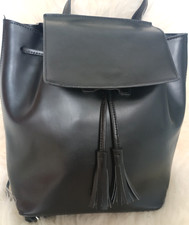 Zaino donna L.CREDI vera pelle nero zaino minimalista nappa borsa